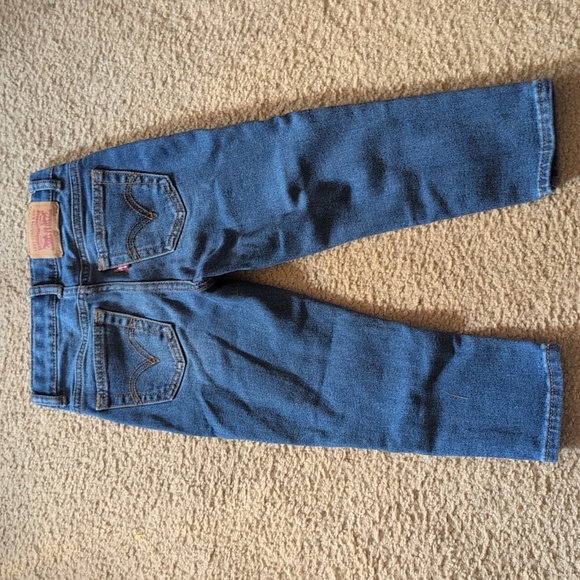Levi's Mini Mom Adjustable Jeans Size 4 Girls - Picture 3 of 5